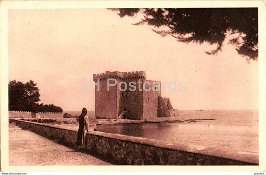 Abbaye de N D de Lerins - Ile Saint Honorat - Le Monastere fortifie - 21 - old postcard - 1936 - France - used - JH Postcards