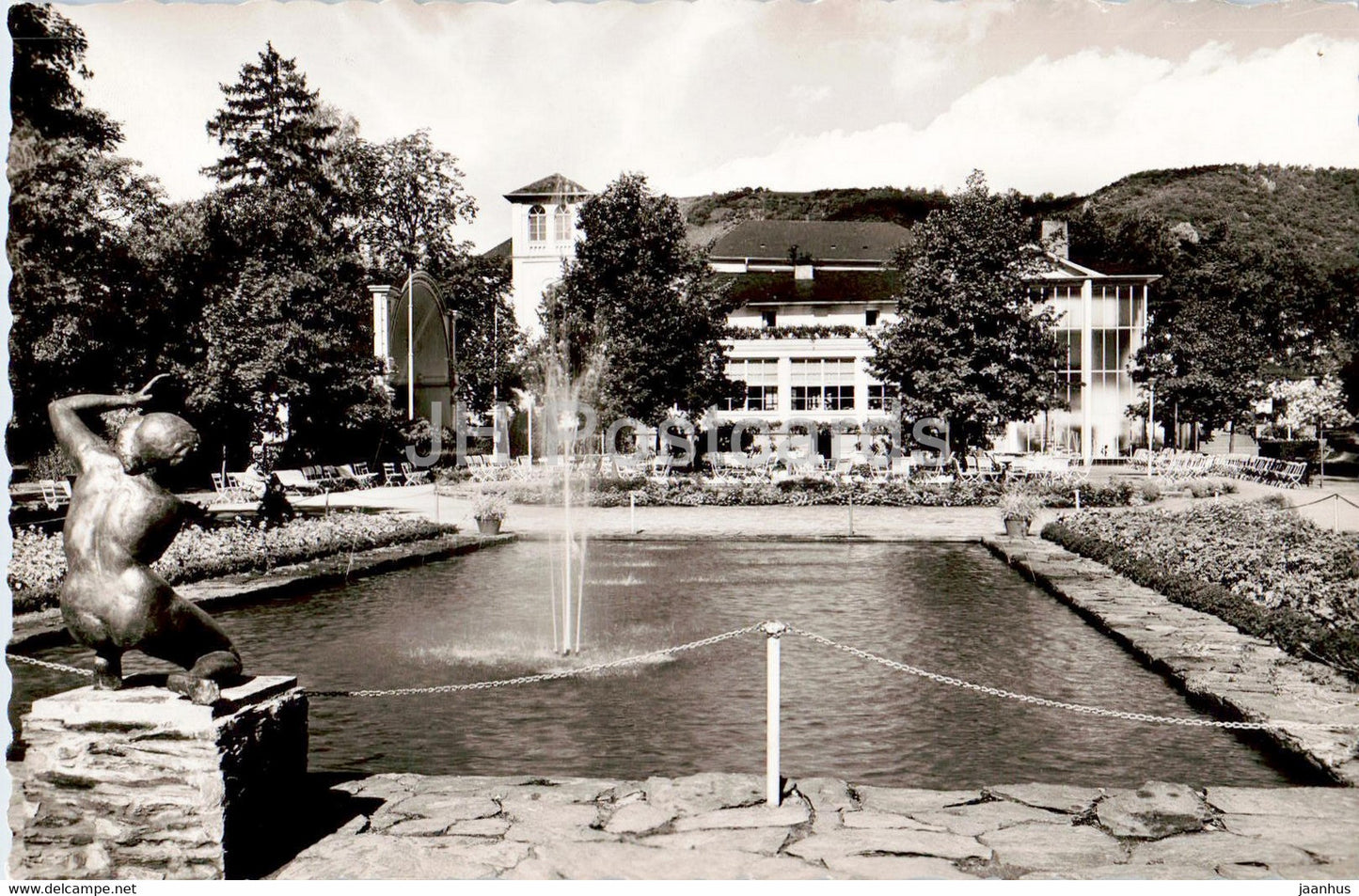 Bad Munster am Stein - Kurpark mit Kurhaus - Germany - unused - JH Postcards