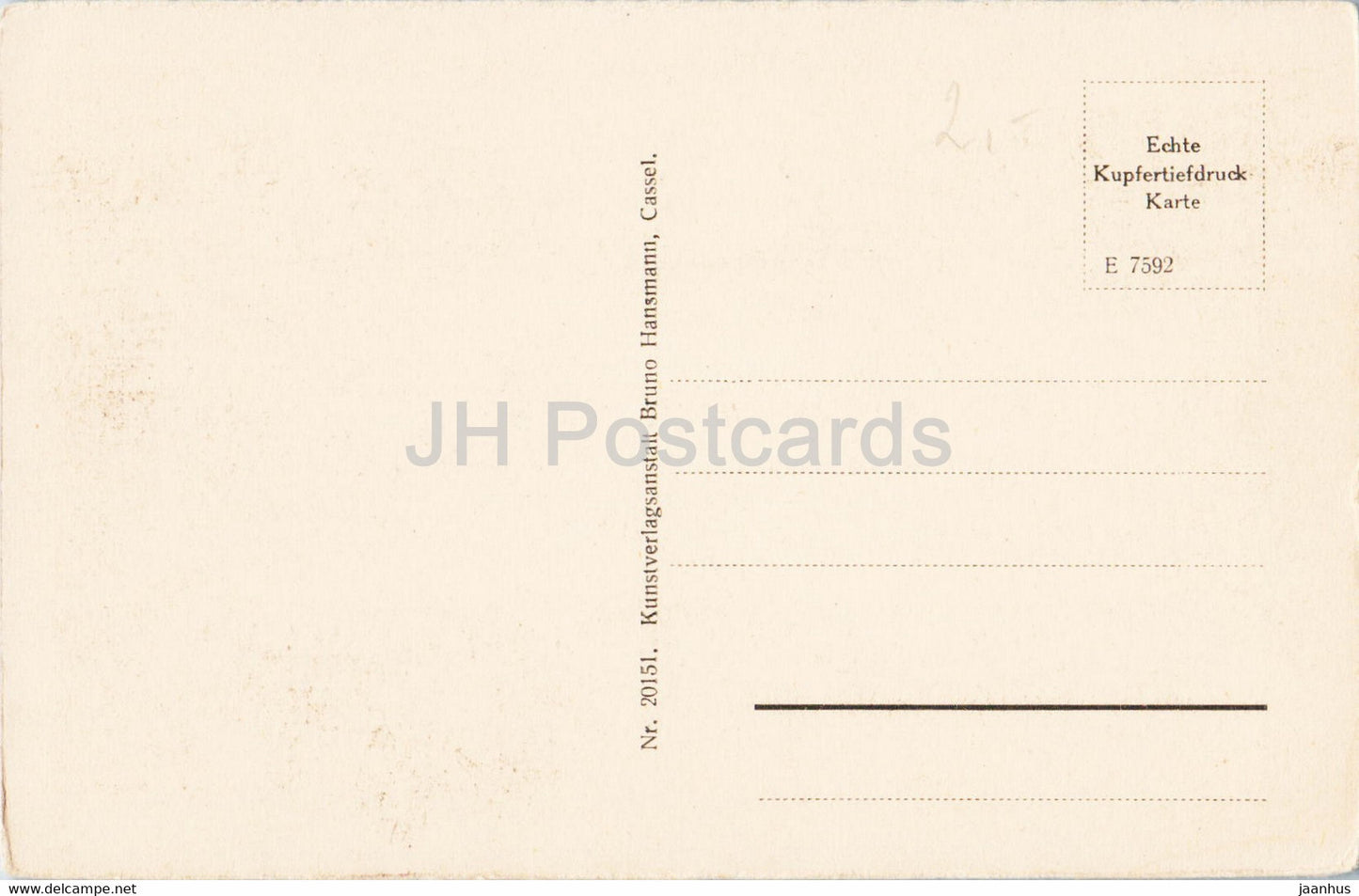 Hildesheim - Partie der Bischofsmuhle - 20151 - old postcard - Germany - unused