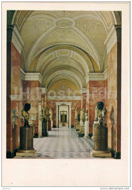 Cabinet of Sculptures - The New Hermitage - St. Petersburg - Leningrad - 1975 - Russia USSR - unused - JH Postcards