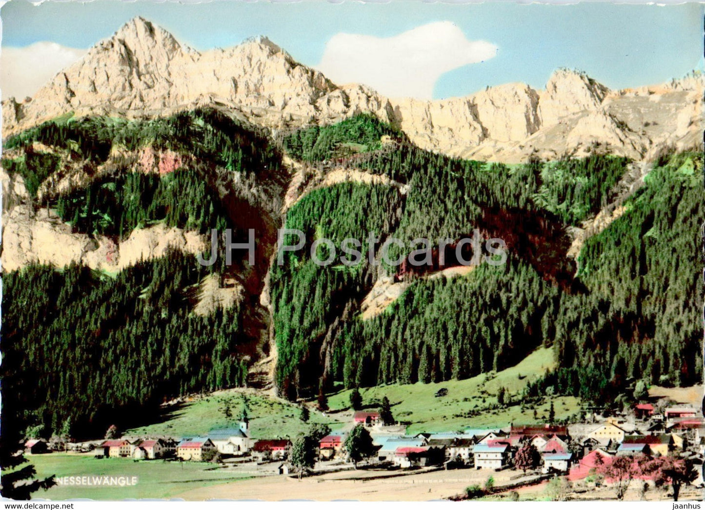 Nesselwangle - Tirol mit Rote Fluh - Gimpel - Nesselwangler Scharte - Austria - unused - JH Postcards