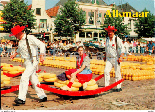 Alkmaar - kaasmarkt - Cheese market - 9315 - Netherlands - used - JH Postcards