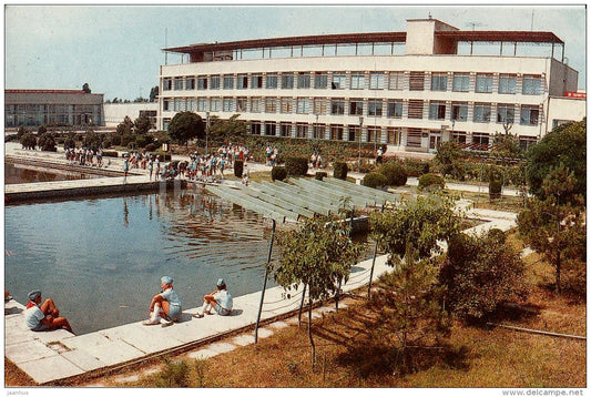 Koshevoy pioneer summer camp - Yevpatoria - Crimea - Ukraine USSR - 1989 - unused - JH Postcards