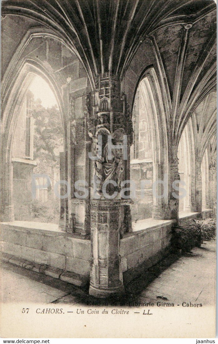 Cahors - Un Coin du Cloitre - 57 - old postcard - France - unused - JH Postcards
