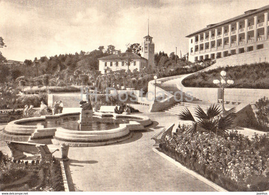 Sochi - sanatorium Chayka (seagull) - 1958 - Russia USSR - unused - JH Postcards