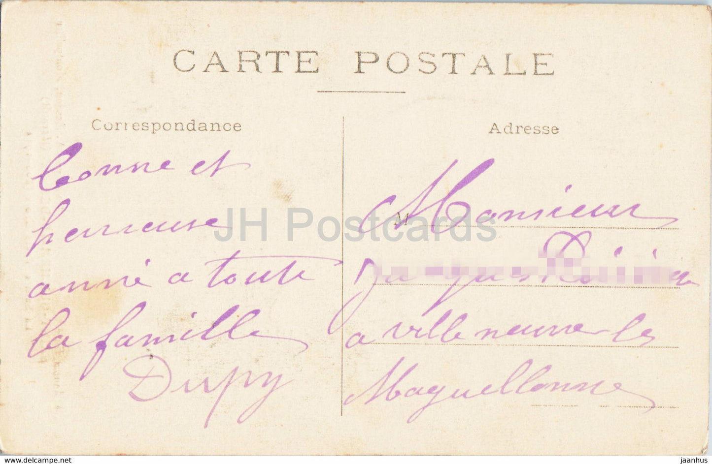 Saint Guilhem Le Desert - La Vraie Sainte Croix - alte Postkarte - Frankreich - gebraucht