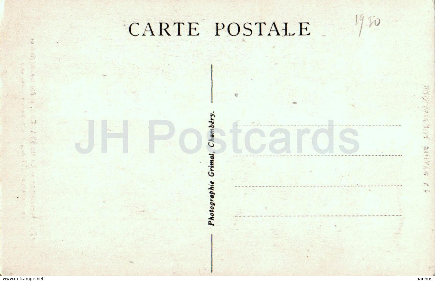Maurienne - La Bessanese - Le Collerin - L'Albaron - Berg - 5072 - alte Postkarte - Frankreich - gebraucht 