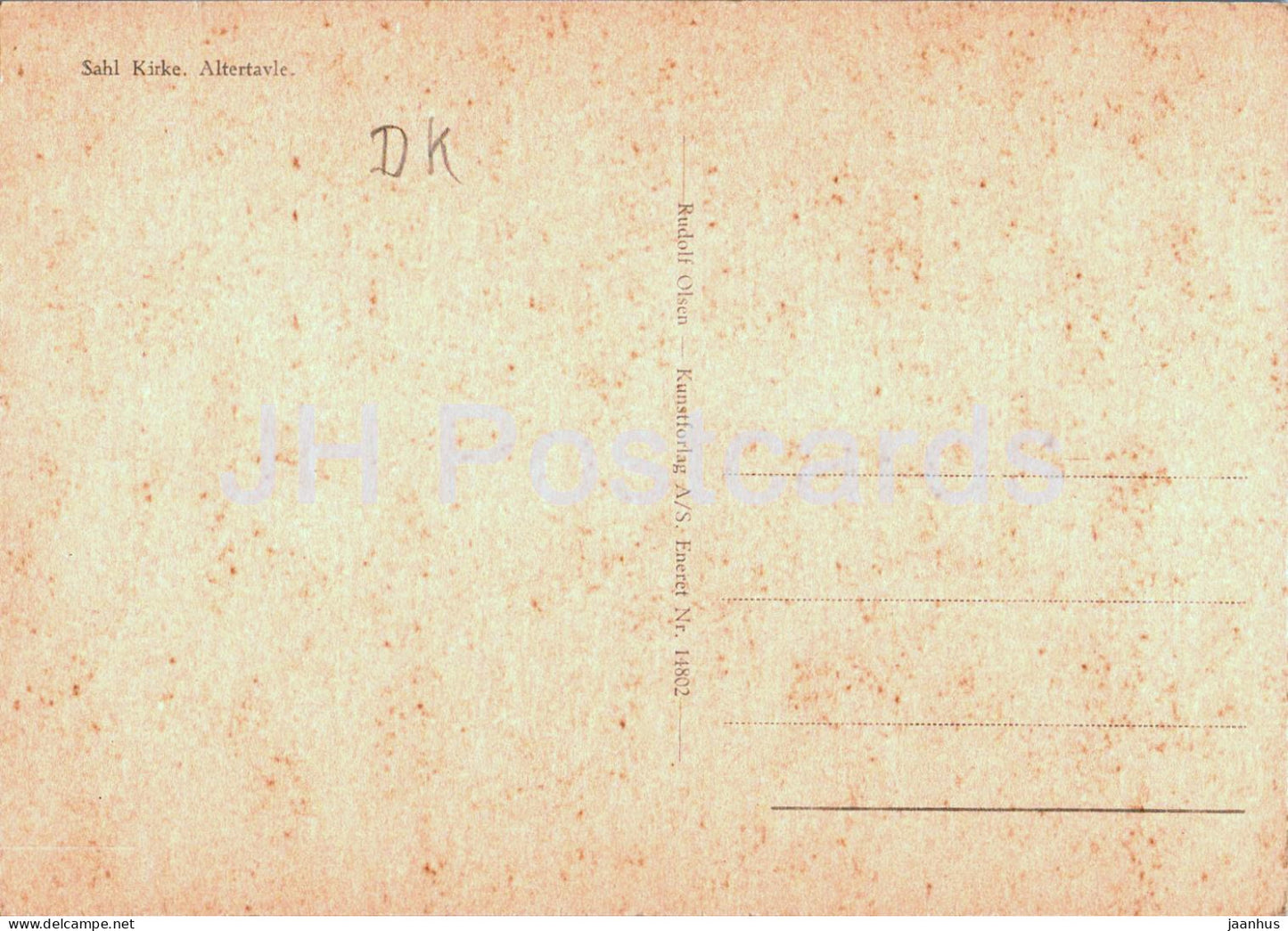 Sahl Kirke - Altertavle - Altarpiece - church - 14802 - Denmark - used