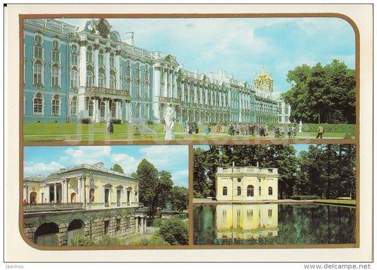 Catherine Palace - Upper Bath - Pushkin - 1987 - Russia USSR - unused - JH Postcards