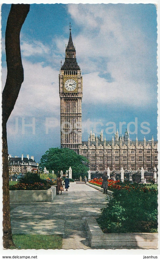 London - Big Ben and Parliament Square - United Kingdom - England - used - JH Postcards