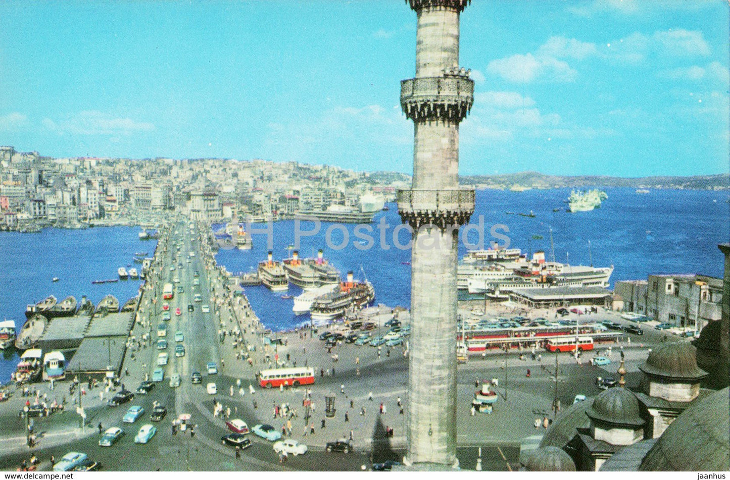 Istanbul - The Galata Bridge - 25 - Turkey - unused - JH Postcards