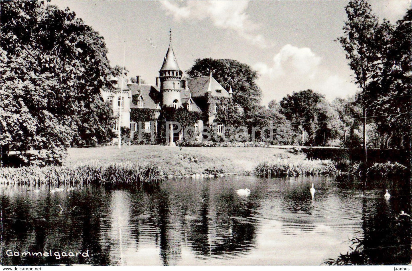 Gammelgaard - old postcard - Denmark - used - JH Postcards