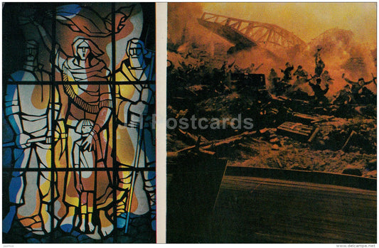 In museum-reserve . Diorama - Pskov - 1974 - Russia USSR - unused - JH Postcards