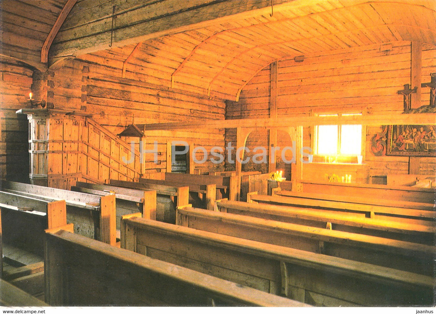 Sodankyla - Old Church - Finland - unused - JH Postcards