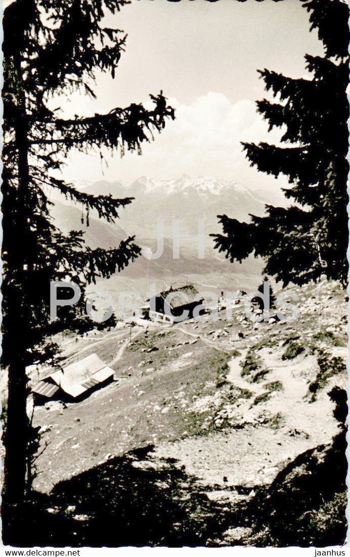 Hochgern 1744 m - Unterkunfthaus - old postcard - Germany - used - JH Postcards