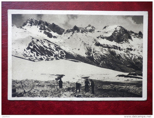 Le Col du Lautaret 2075 m - Les Alpes - La Douce France - No 16 - old postcard - France - used - JH Postcards