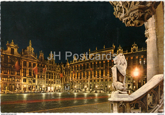 Bruxelles - Brussels - Market Place - House of the Dukes of Brabant - Belgium - unused - JH Postcards