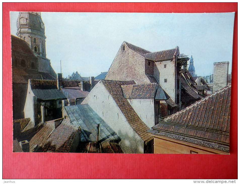 Roofs of the Old Town - Old Town - Riga - 1974 - USSR Latvia - unused - JH Postcards