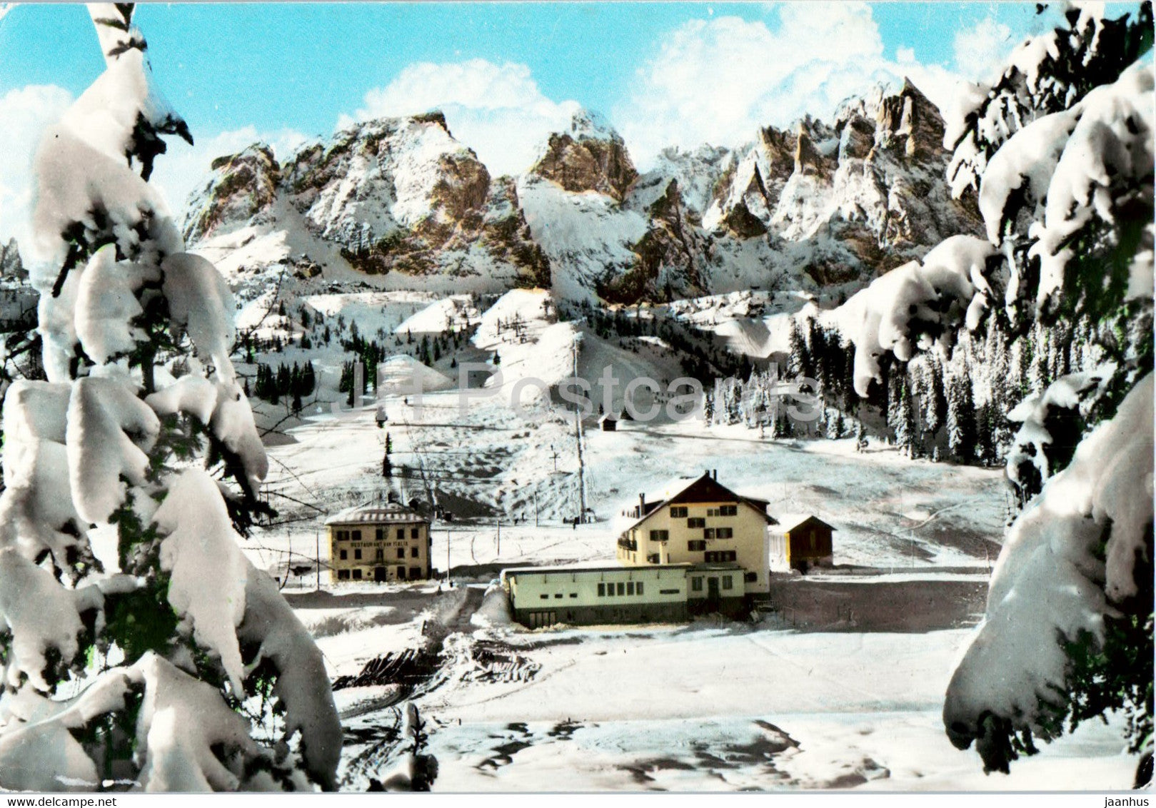 Passo Monte Croce Comelico m 1656 - Kreuzberg Pass - 1964 - Italy - used - JH Postcards