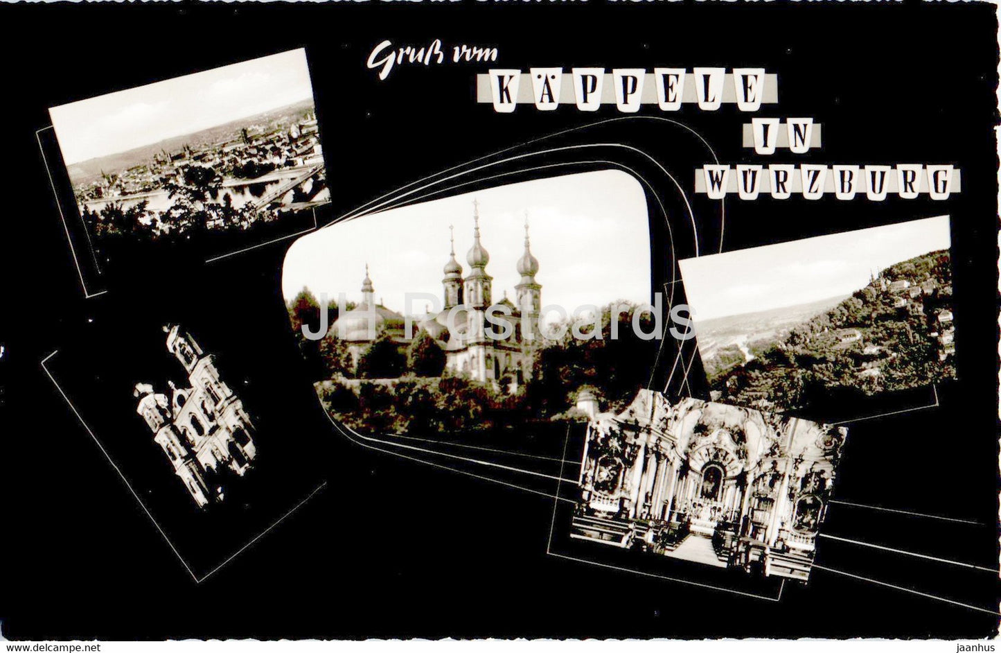 Gruss vom Kapelle in Wurzburg - old postcard - Germany - unused - JH Postcards