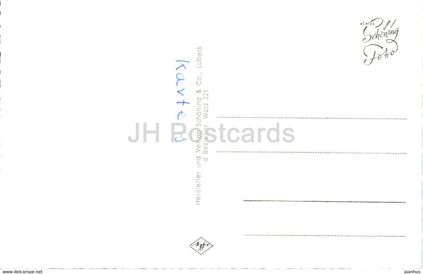 Gruss vom Kapelle in Wurzburg - old postcard - Germany - unused