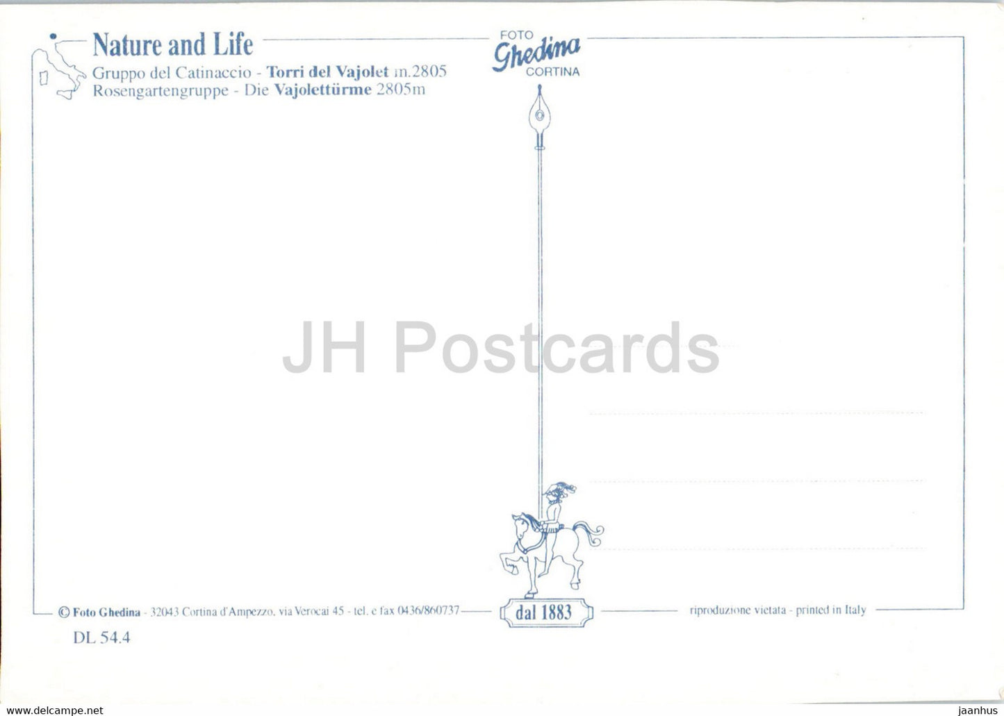Gruppo del Catinaccio - Torri del Vajolet - Vajoletturme - Nature and Life - Italy - unused