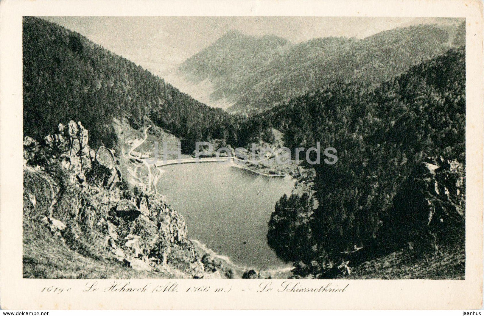 Le Hohneck - Le Schliessrothried - old postcard - Germany - unused - JH Postcards