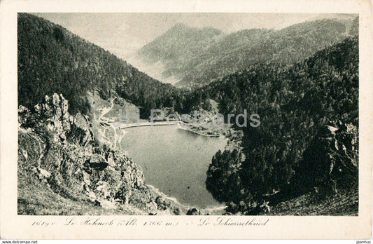 Le Hohneck - Le Schliessrothried - old postcard - Germany - unused - JH Postcards