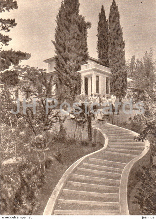 Sochi - Ostrovsky House - 1958 - Russia USSR - unused - JH Postcards