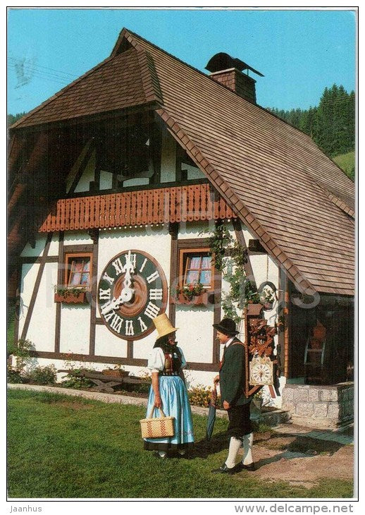 Schonach - Weltgrösste Kuckucksuhr - cuckoo clock - Germany - 2003 gelaufen - JH Postcards