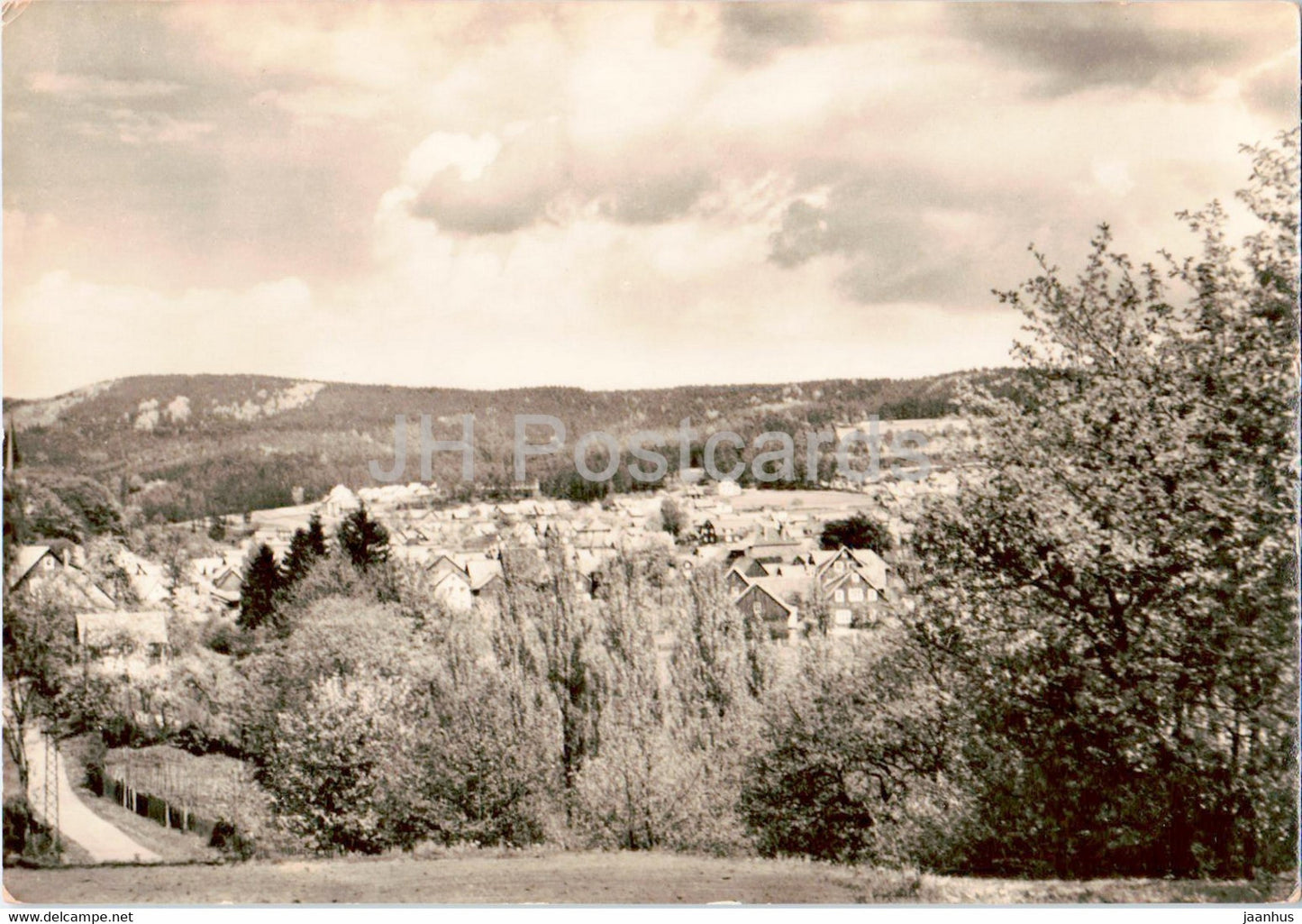 Hinternah - Thur Wald - 1 - old postcard - Germany DDR - used - JH Postcards