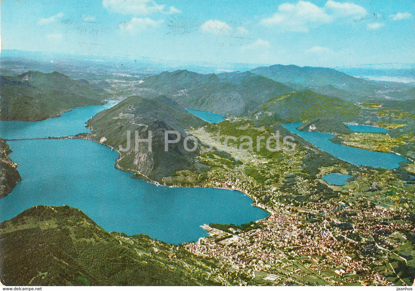 Lugano e dintorni - Veduta aerea - 1977 - Switzerland - used - JH Postcards