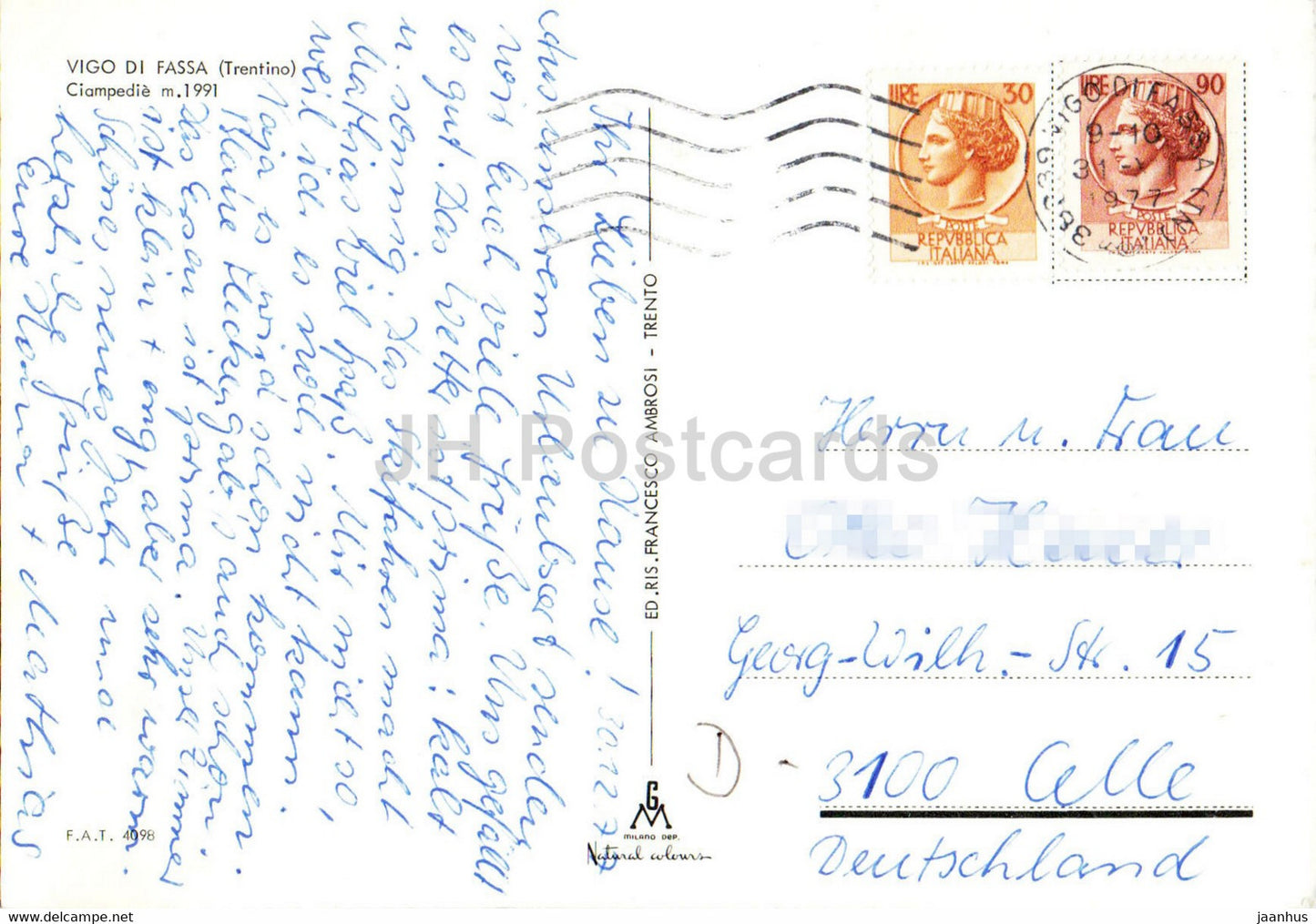 Vigo di Fassa - Ciampedie - 1977 - Italy - used