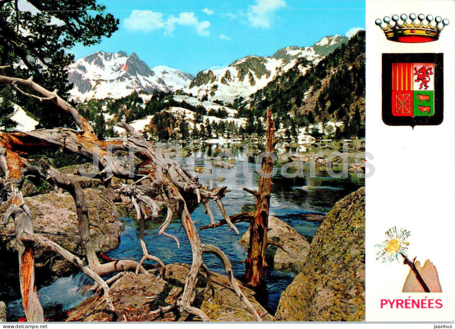 Lumiere et Couleurs des Pyrenees - Le haute montagne au printemps - France - used - JH Postcards