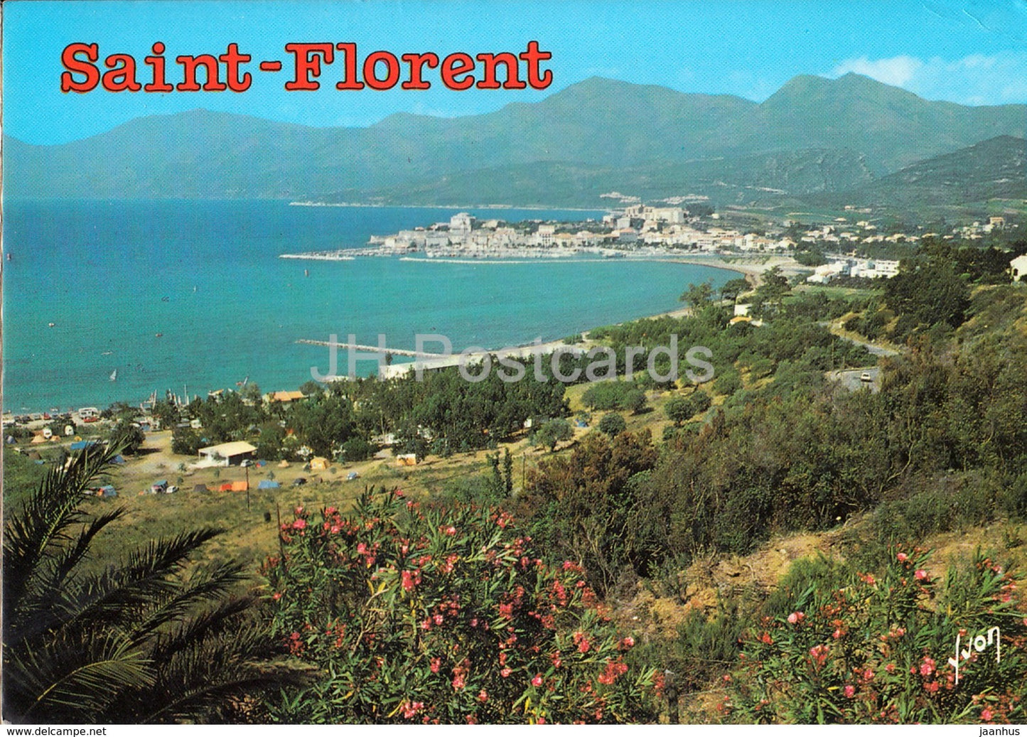 Saint-Florent - Ouvert entre le Cap Corse et le Desert des Agriates - France - 20217 - 1985 - used - JH Postcards