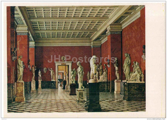 Greek Sculpture Hall - The New Hermitage - St. Petersburg - Leningrad - 1975 - Russia USSR - unused - JH Postcards