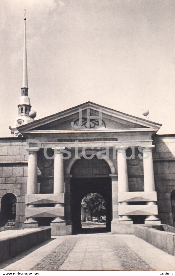 Neva Gate - Peter and Paul Fortress Museum - Leningrad - St Petersburg - 1966 - Russia USSR - unused - JH Postcards