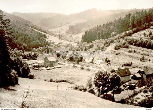 Katzhutte Thur - old postcard - Germany DDR - unused - JH Postcards