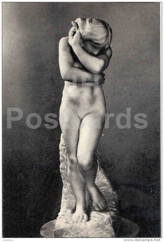 sculpture by Auguste Rodin - Eve . After , 1881 - french art - unused - JH Postcards