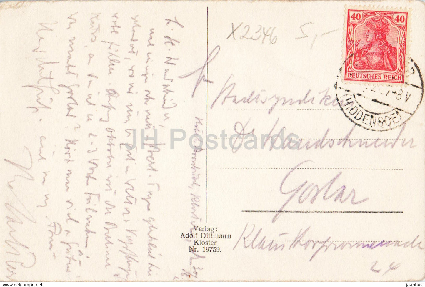 Insel Hiddensee bei Rugen - Bucht - old postcard - Germany - used