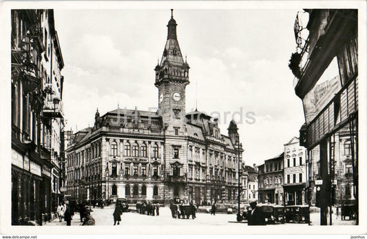 Jagerndorf - Krnov - Adolf Hitler Platz - old postcard - 1939 - Czech Republic - used - JH Postcards