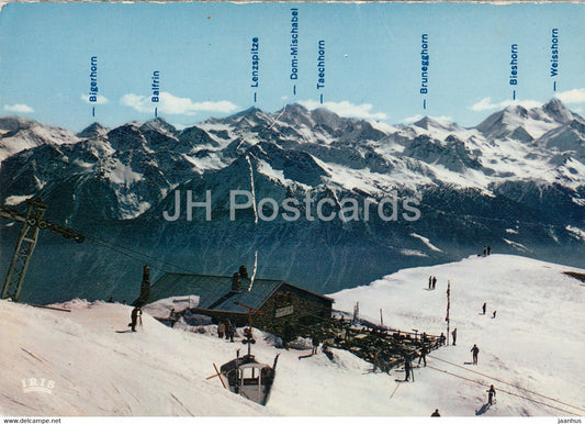 Montana - Restaurant de la Bella Lui - 1973 - Switzerland - unused - JH Postcards