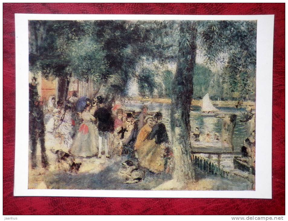 Painting by Auguste Renoir - Bathing in the Seine, 1869  - art  - unused - JH Postcards