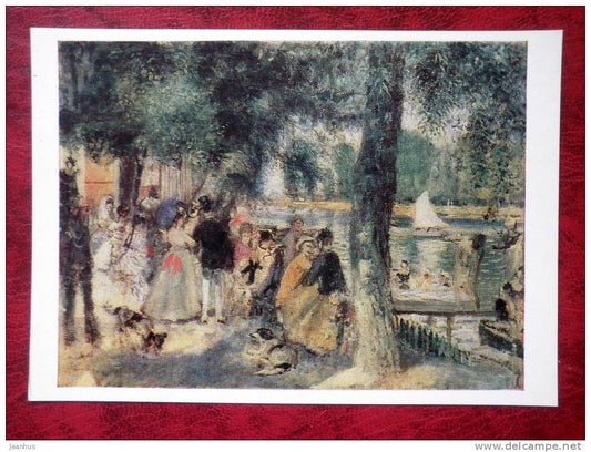 Painting by Auguste Renoir - Bathing in the Seine, 1869  - art  - unused - JH Postcards