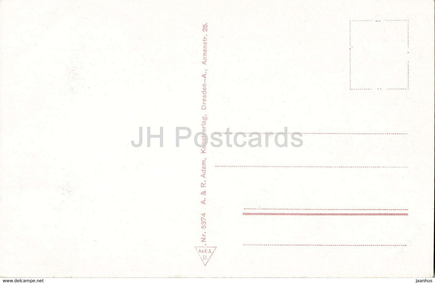 Partie an der Oberen Weisseritz bei Schellerhau i Erzgeb - carte postale ancienne - Allemagne - inutilisée
