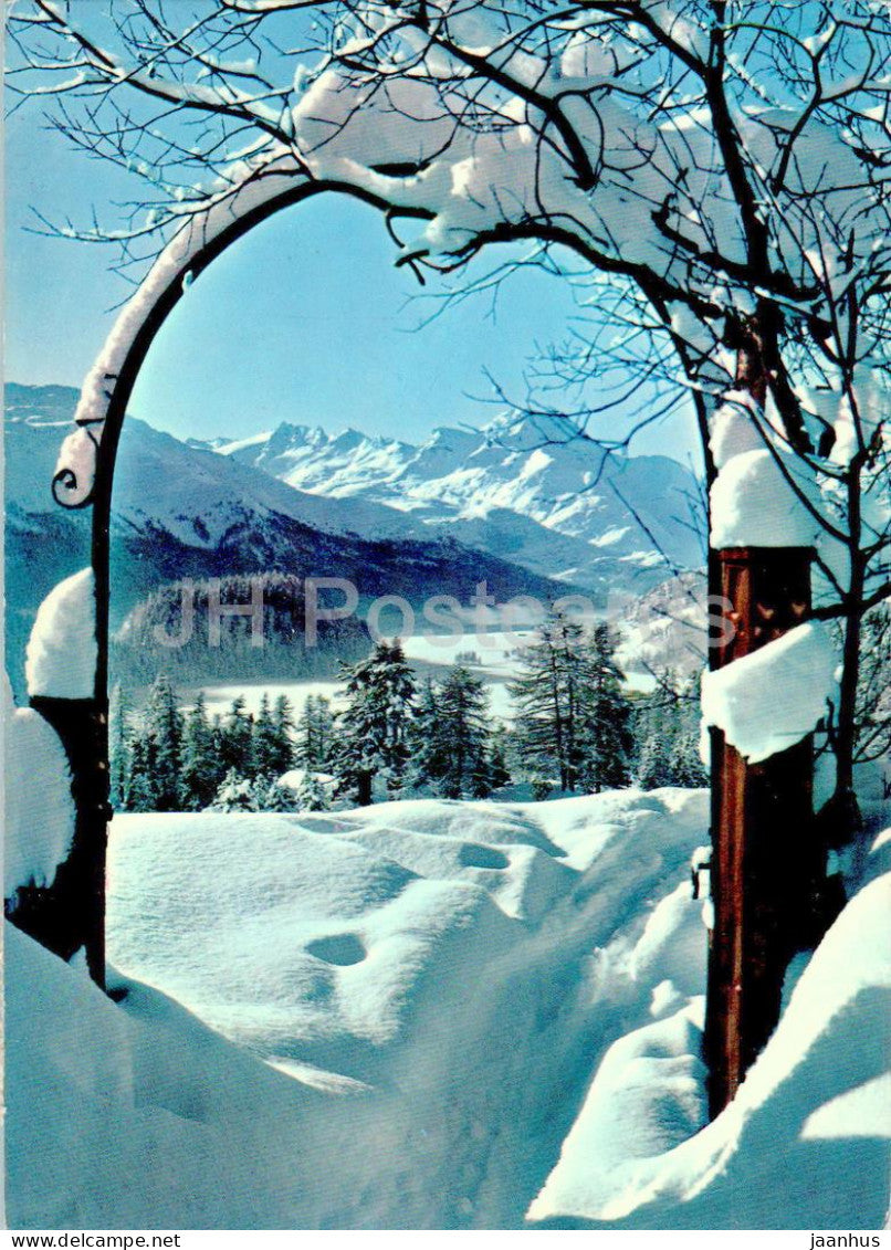 Bei St Moritz Suvretta - 1978 - Switzerland - used - JH Postcards