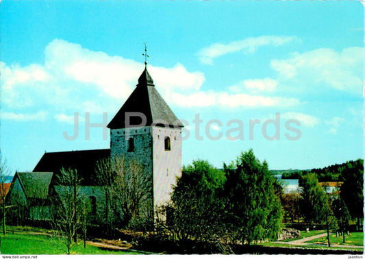 Adelso Kyrka - church - Sweden - unused - JH Postcards