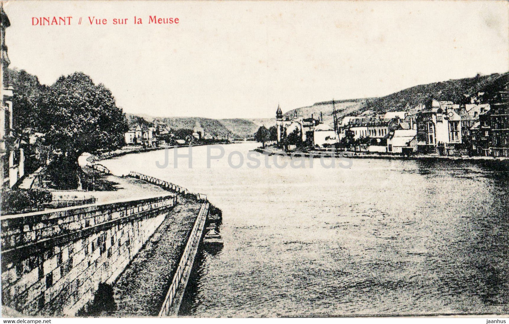 Dinant - Vue sur la Meuse - 21225 - old postcard - 1916 - Belgium - used - JH Postcards