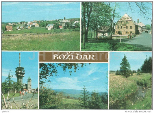 Bozi Dar near Karlovy Vary - Czechoslovakia - Czech - used - JH Postcards