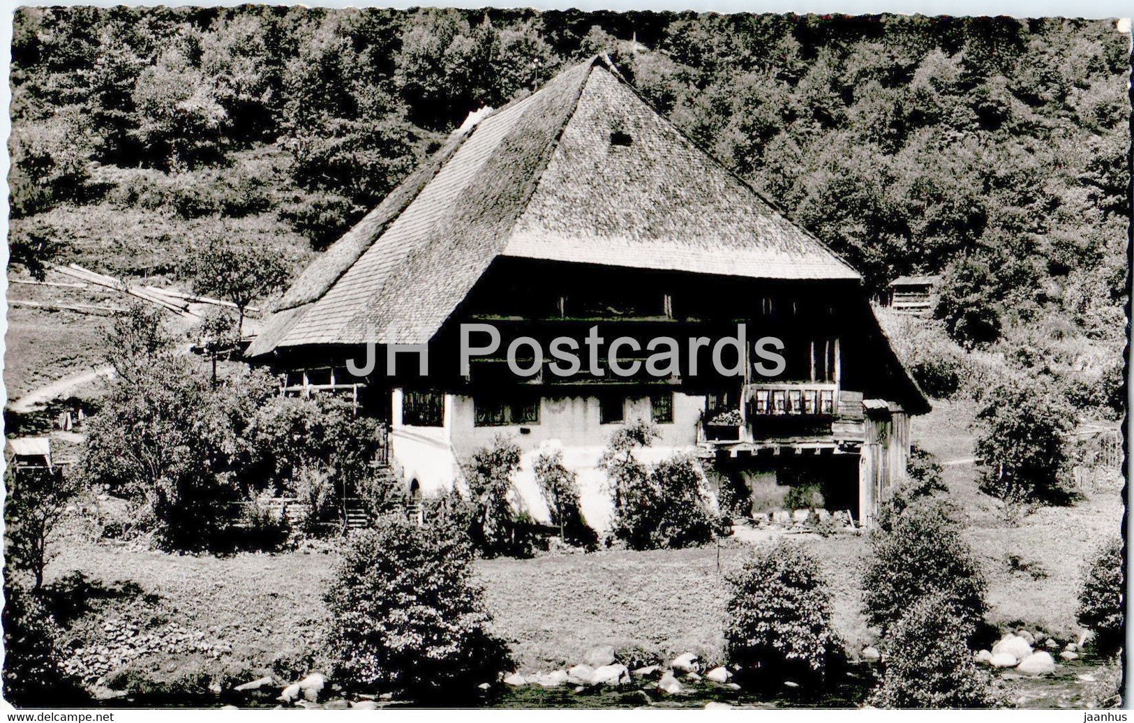 Schwarzwaldhaus - old postcard - 1958 - Germany - used - JH Postcards